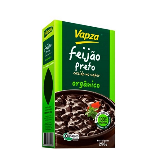 VAPZA FEIJAO PRETO ORGANICO 250G