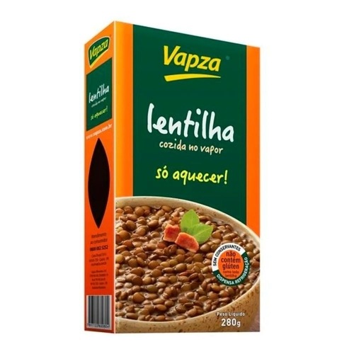 VAPZA LENTILHA COZIDA 250G