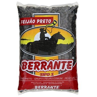 FEIJAO PRETO BERRANTE 1KG