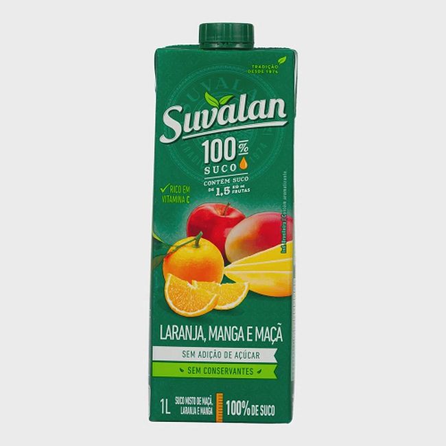 SUCO SUVALAN MISTO MACA LARANJA MANGA 1L