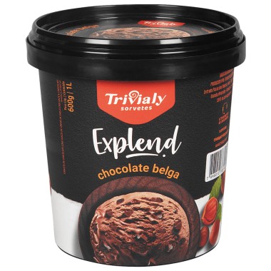 SORVETE TRIVIALY CREAMY AVE CHOC BELG 1L