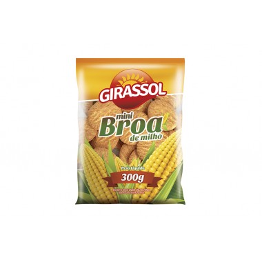 BISCOITO GIRASSOL BROA DE MILHO 300GR