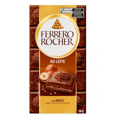 CHOCOLATE AO LEITE FERRERO ROCHER 90G