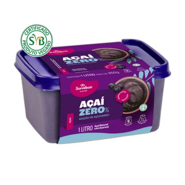ACAI SORVEBOM ZERO ACUCAR 1L