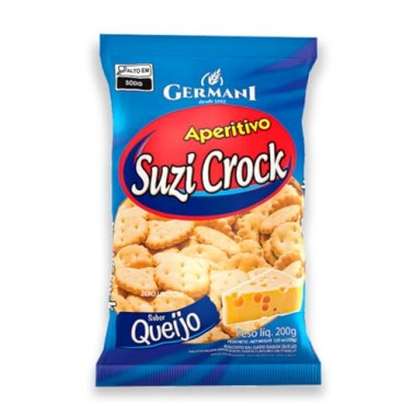 BISCOITO GERMANI SUZI CROCK QUEIJO 200G