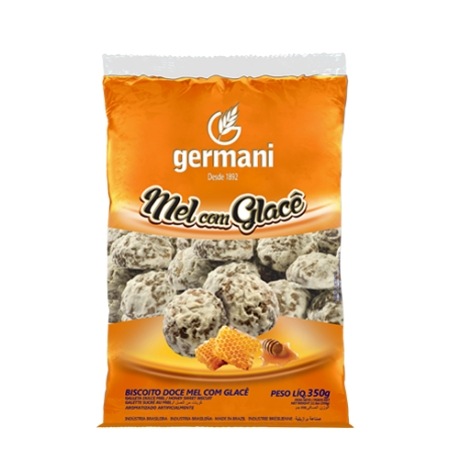 BISCOITO GERMANI MEL COM GLACE 350GR