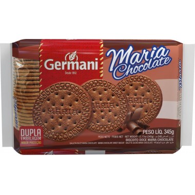 BISCOITO GERMANI MARIA CHOCOLATE 345G