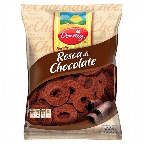 BISCOITO DOMELLY ROSQUINHA CHOC 300GR