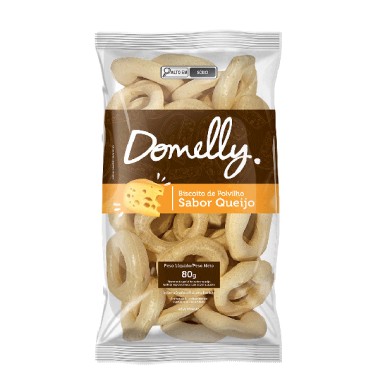 BISCOITO DOMELLY POLVILHO QUEIJO 80GR