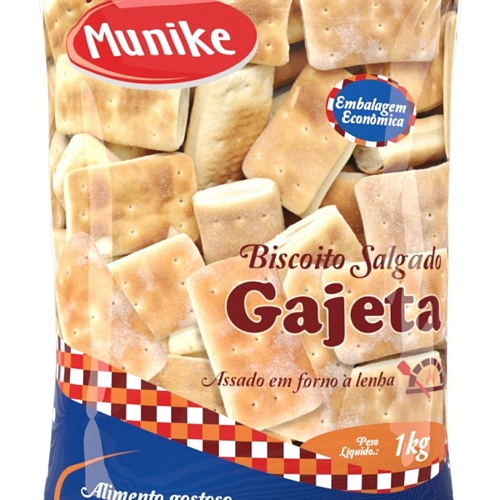 BISCOITO MUNIKE SALGADO GAJETA 1KG