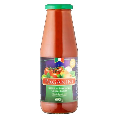 POLPA DE TOMATE PAGANINI MANJERICAO 690G