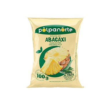 POLPA FRUTA POLPANORTE ABACAXI 100G