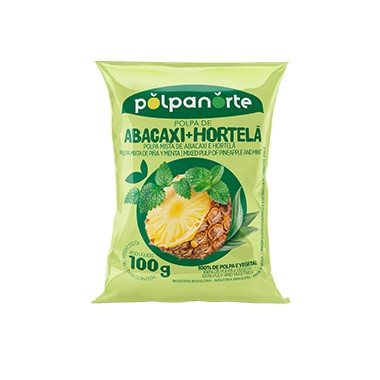 POLPA FRUTA POLPANORTE ABAC E HORT 100G