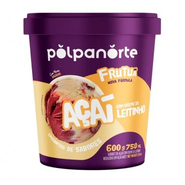 ACAI POLPANORTE FRUTUA LEITINHO 600G