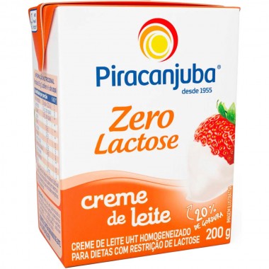 CREME DE LEITE PIRACANJUBA Z.LACTOSE 200