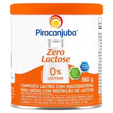 COMPOSTO LAC PIRACANJUBA ZR LACT LT 380G