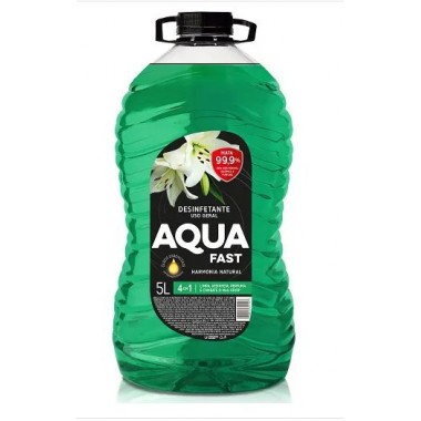 DESINFETANTE AQUAFAST HARMON NATURAL 5LT