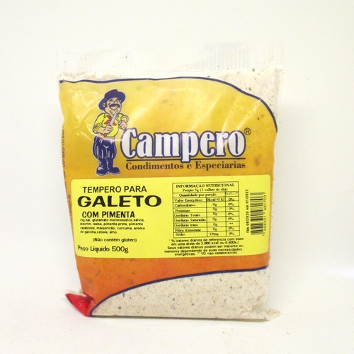 TEMPERO CAMPERO PARA FRANGO 500GR