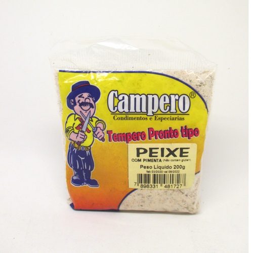 TEMPERO CAMPERO P/PEIXE C/PIM 200GR