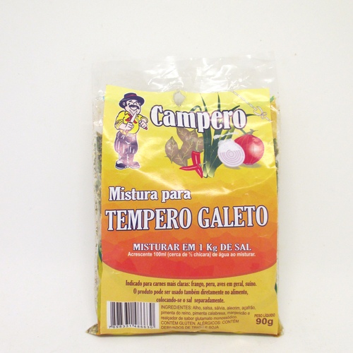 TEMPERO CAMPERO MISTURA GALETO 90GR