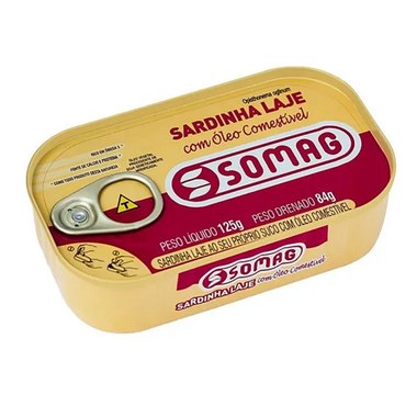 SARDINHA SOMAG OLEO 125G