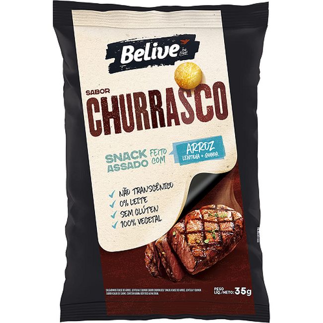 SNACK BELIVE CHURRASCO 35GR