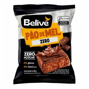 PAO DE MEL BELIVE ZERO 45GR