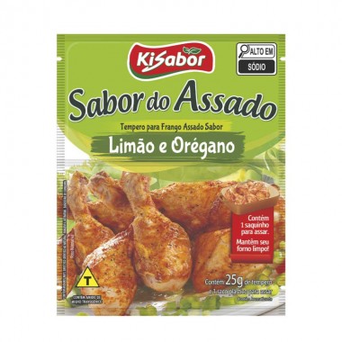 TEMPERO KISABOR SABOR ASSADO LIMAOREG25G