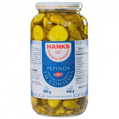 PEPINO HANKS AGRIDOCE EM RODELAS 440GR