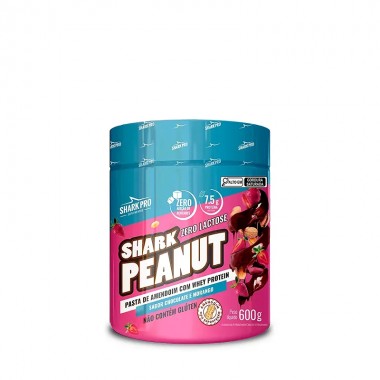 PASTA AMENDOIM SHARK PRO CHOC MOR 600GR