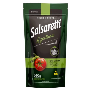 MOLHO TOMATE SALSARETTI AZEITONA SHT300G