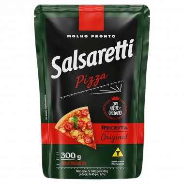 MOLHO TOMATE SALSARETTI PIZZA SHT300G