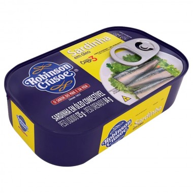 SARDINHA ROBINSON CRUSOE OLEO 125GR SARDINHA ROBINSON CRUSOE OLEO 125GR