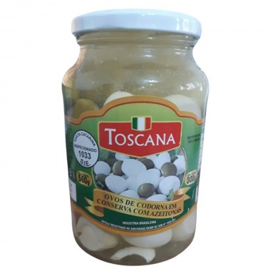 OVOS CODORNA TOSCANA C AZEITONA 300GR