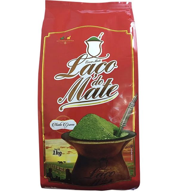 ERVA MATE LACO DO MATE MOIDA GROSSA 1KG