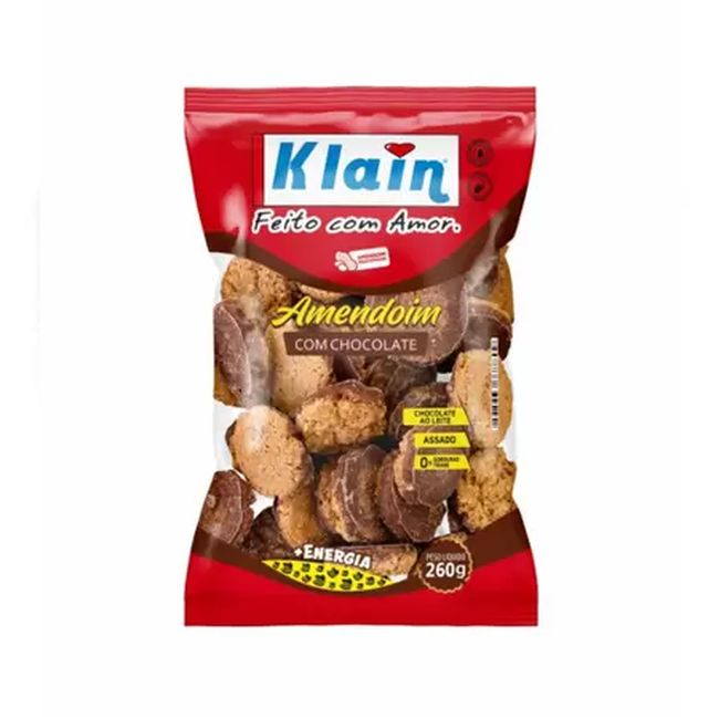 BISCOITO KLAIN AMENDOIN C CHOCOLATE 260G