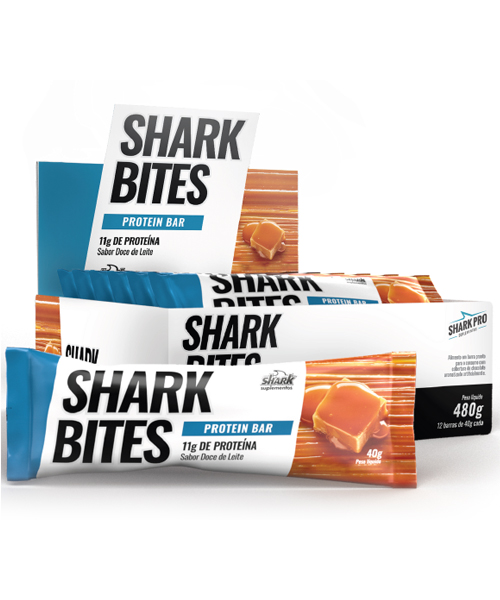 BARRA PROT SHARK PRO DOCE DE LEITE 40GR