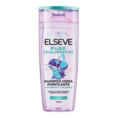 SHAMPOO ELSEVE PURE HIALURONICO 200ML