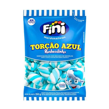 MARSHMALLOW FINI RECHEA TORCAO AZUL 250G