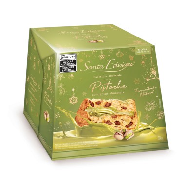 PANETONE SANTA EDWIGES PISTACHE CHOC500G