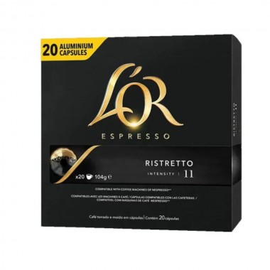 CAFE LOR ALU CAP ESPRES RISTRE 104G 20UN